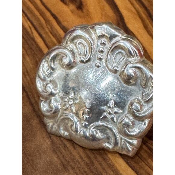 Vintage Retro Oversized Sterling Silver Boho Ring 5.5 - Picture 4 of 8